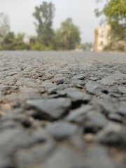 Obraz premium black asphalt road.Empty asphalt road in the bangladesh. 