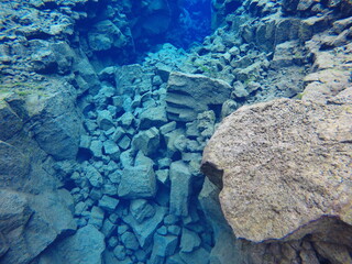 Underwater Silfra, Iceland