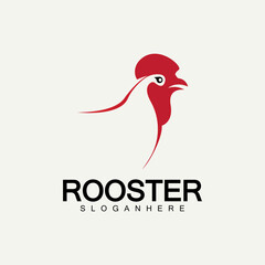 Rooster head logo vector icon symbol illustration design.Rooster  chicken  cock. Abstract vector illustration