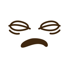 crying cartoon face emoticon icon