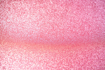 Glitter rose gold lights background. silver and pink. defocused