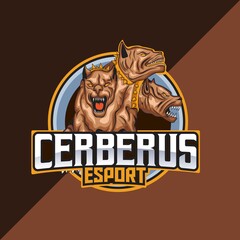 Cerberus mascot logo template