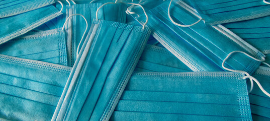 Medical masks, medical protective masks as a background