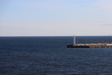 江ノ島の灯台（湘南港灯台）の風景