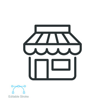 Storefront Line Drawing Images – Browse 88 Stock Photos, Vectors, and ...