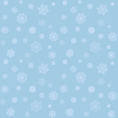 Seamless pattern snow lace