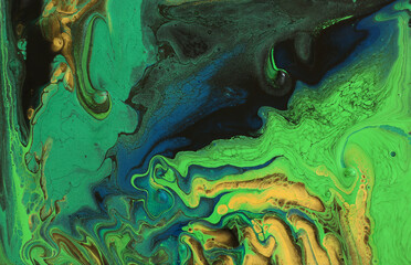 art photography of abstract marbleized effect background with creative colors. Beautiful paint.