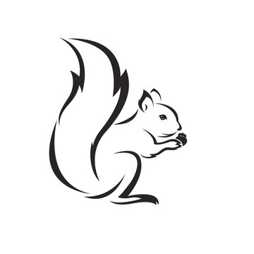 recommend clip art: Vector of squirrel design on white background. Easy editable layered vector illustration. Wild Animals.