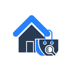 Find Shop Icon. Shop location, shop map, search shop icon.