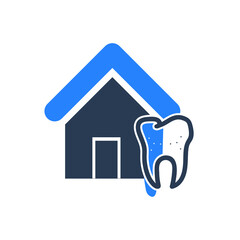 Dental Doctor Icon. home dental care, dental care, find doctor icon.