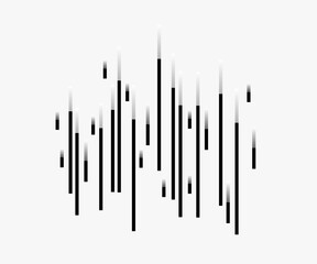 Speed lines Flying particles Seamless pattern, Fight stamp Manga graphic texture, Comic book speed horizontal lines on white background