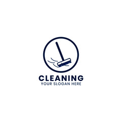 Modern cleaning house logo vektor template