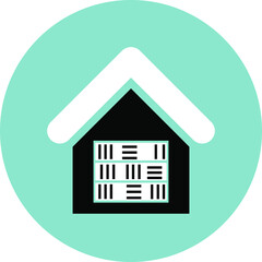 School Icon. Education, kindergarten, library, education zone, school location icon. 