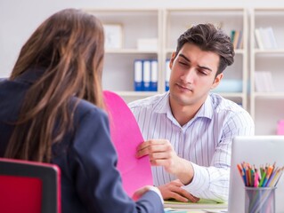 People discussing new design of project