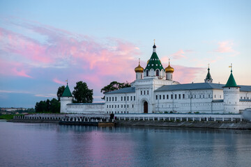 Holy Trinity Ipatiev Monastery on the sunset