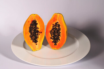 fresh juicy papaya