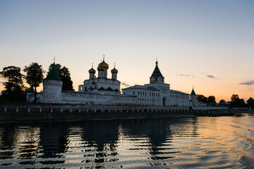 Holy Trinity Ipatiev Monastery on the sunset.