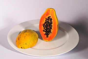 fresh juicy papaya
