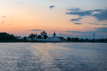 Holy Trinity Ipatiev Monastery on the sunset. 