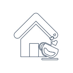 Coffee House Icon. Coffee shop, tea stall icon. 