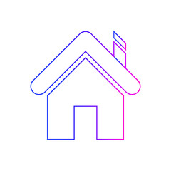 Home Icon. Real Estate, house, stay home icon.