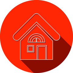 Obraz premium Home Icon. Real Estate, house, stay home icon.