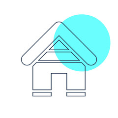 Home Icon. Real Estate, house, stay home icon.