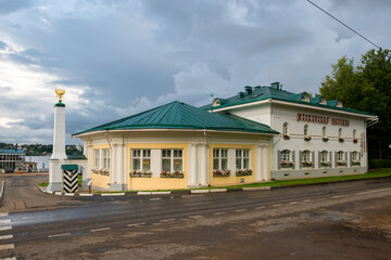 Complex of the Moscow Outpost on the embankment of the Volga river
