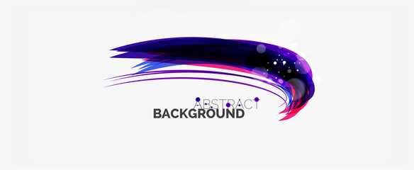 Waves and lines trendy design template for business or technology presentation, internet poster or web brochure cover, wallpaper