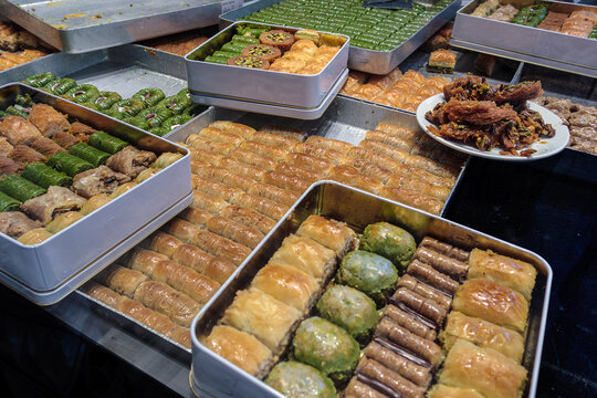 Assorted Baklava  Sold at the Grand Bazzar in Istanbul