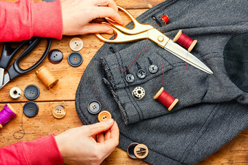 Fabrics and sewing accessories