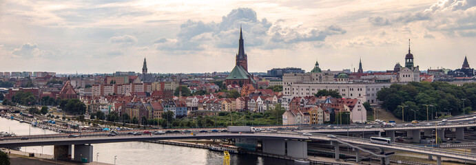 Stettin Szczecin City Panorama