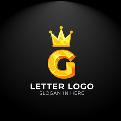 Luxury vector logotype. king Letter F Logo. Logo for your Company, Business Card, Merchandise. Alphabet Logo, Symbol, Letter F Icon