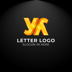 Luxury vector logotype. Double Yy Letter Logo. Logo for your Company, Business Card, Merchandise. Alphabet Logo, Symbol, Letter Y