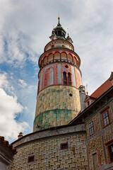 Historic Center of Cesky Krumlov.The city was given a UNESCO World Heritage Site status in 1992.