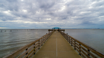 pier on the sea