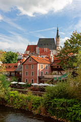 Historic Center of Cesky Krumlov.The city was given a UNESCO World Heritage Site status in 1992.