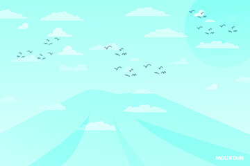 simple design, illustrating the silhouettes of world famous landmarks