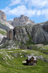 summer landscape in Val di Fassa