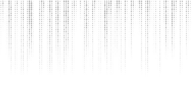 Sheet Of Binary Codes Listing Seamless Pattern