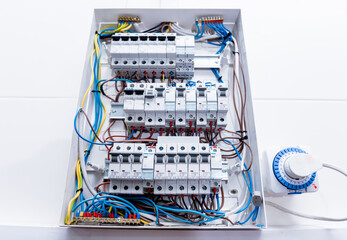 Boiler room equipment for modern heating system