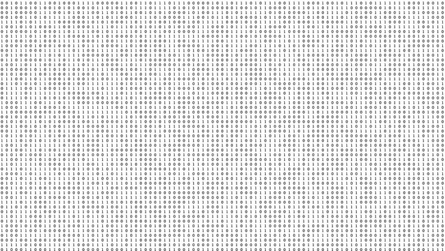 Sheet Of Binary Codes Listing Seamless Pattern
