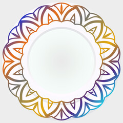 Mandala , tribal vintage background. Vector illustration