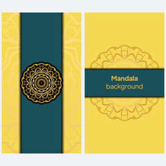 Oriental pattern, vector illustration. Business card or invitation. Vintage decorative elements.