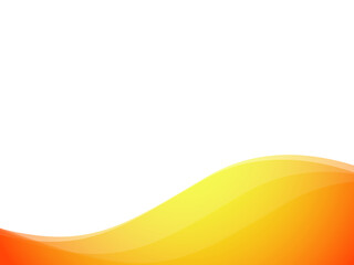 Abstract curve background, orange waves, curves design with copy space, vector, wavy elements and shapes for presentation, template