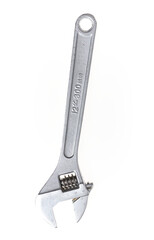 Obraz premium Wrench over isolated white background.