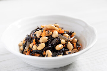 大豆とひじきの煮物