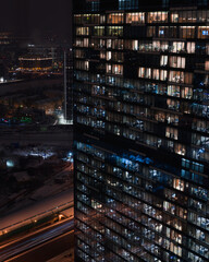 Fototapeta na wymiar building in night