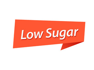 Low Sugar banner design vector