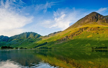 lake in the mountains